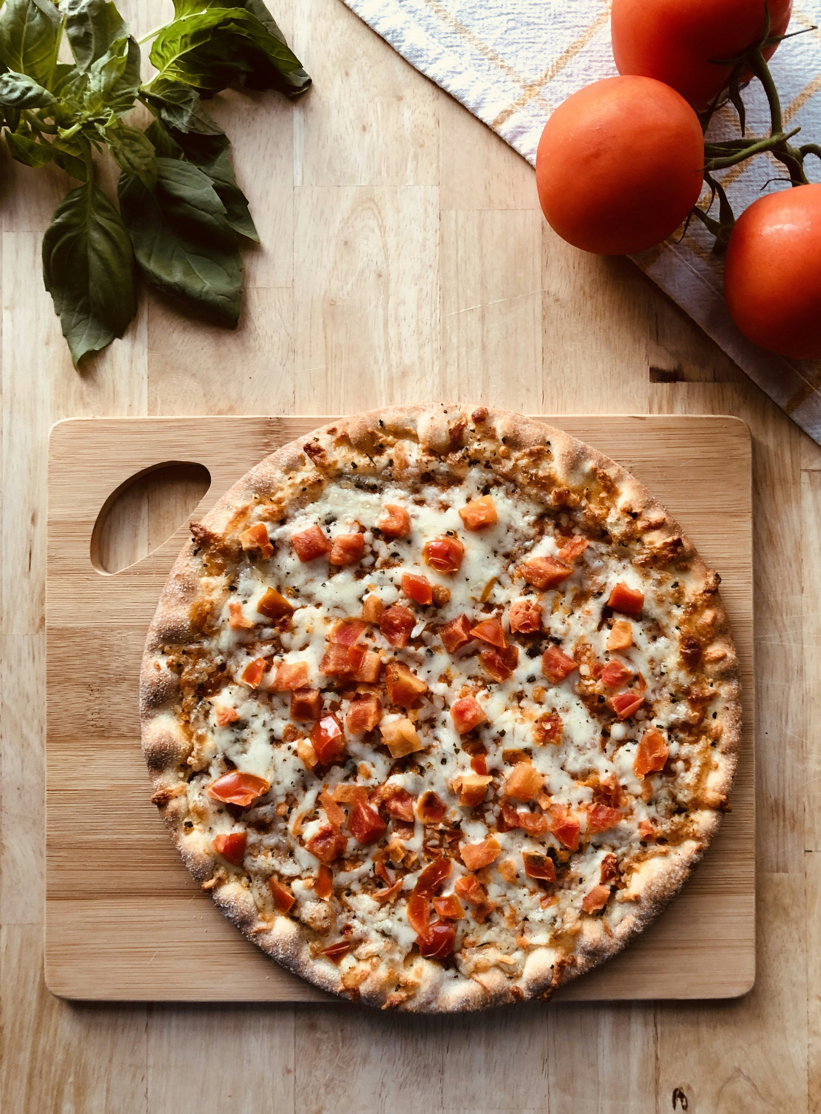 A delicious pizza
